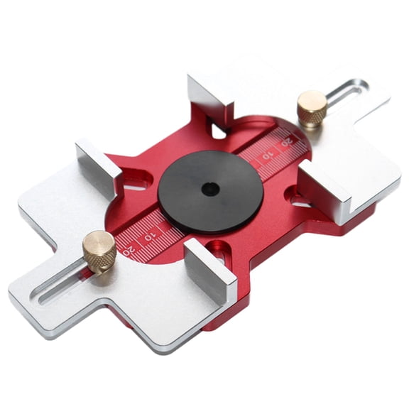 2-in-1 Woodworking Slotted Positioning Plate Drawer Handle Punching Template Wood Convenient Cut Auxiliary Tools