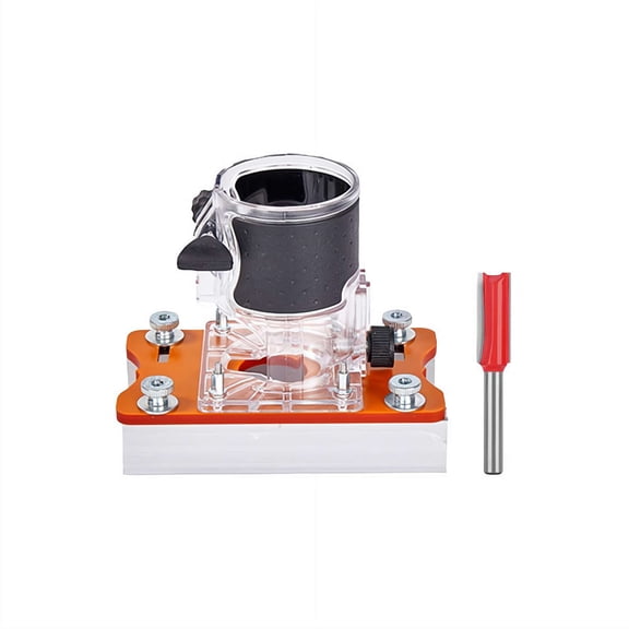 2-in-1 Woodworking Trimmer Slotting Auxiliary Positioning Bracket