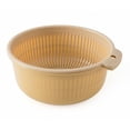 thumbnail image 1 of 2-in-1 kitchen Strainer Bowl Sets, Large Plastic Washing Bowl and Strainer, Detachable Colanders Strainers Set, Space-Saver, for Fruits Vegetable Cleaning Washing Mixing, 1 of 7
