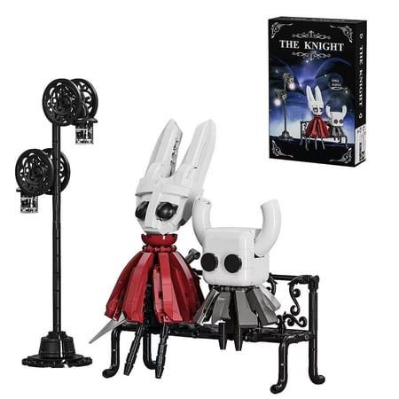 2-in-1Knight Building Set, Popular Game Knight Action Figure Building Toy, Lighting Collectible Decoration Character Compatible with Lego, Gift for Halloween Boys and Girls(676 Pieces)