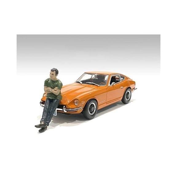 2 in. Car Meet Figurine II for 1 by 24 Scale Model