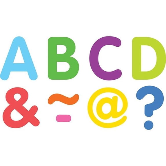 2 in. Colorful Magnet Letters - Pack of 3