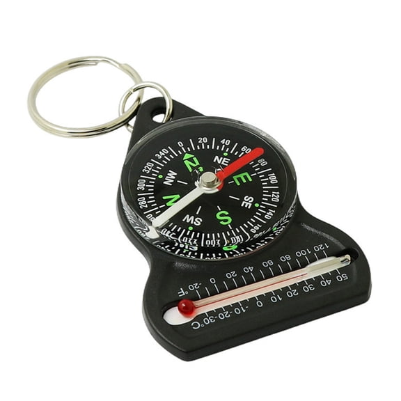 2 in Compassing Thermometer for Travel Exploration Accurate Directional Guidance