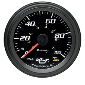 Auto Meter Z-Series 2-1/16" Short Sweep 0-100 PSI Electric Oil Pressure Gauge - Autometer