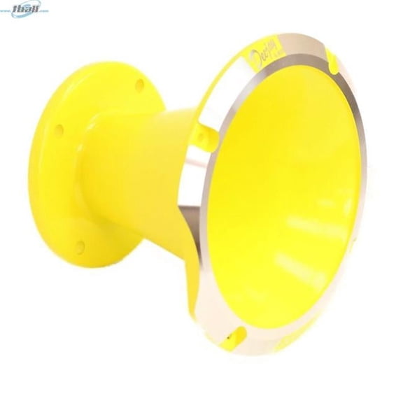 2 in. Metal Loudspeaker System with Horn, Yellow