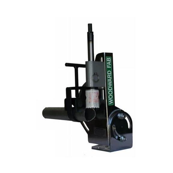 2 in. OD Tubing Hole Saw Tubing Notcher with 60 deg Adjustment Steel, Chrome