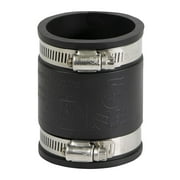 2 in. PVC Flexible Coupling with Stainless Steel clamps