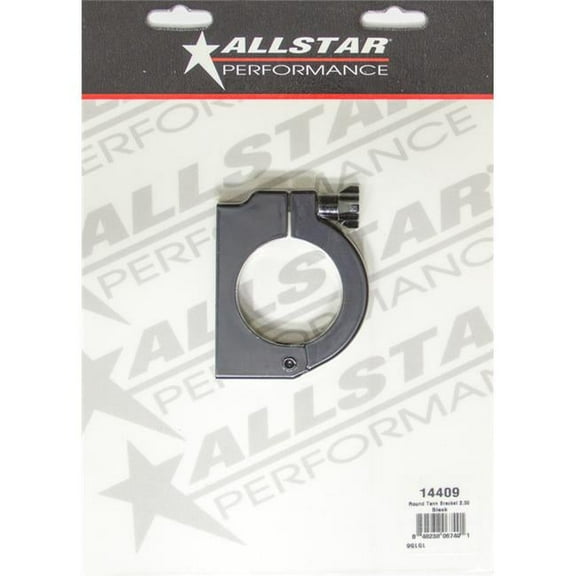 2 in. Round Tank Bracket, Black
