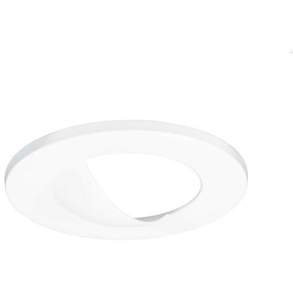 2 in. Round Wall Wash Trim Downlight, White