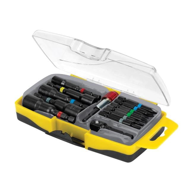 2 in. S2 Tool Steel 13 Piece Impact Driver Bit Set