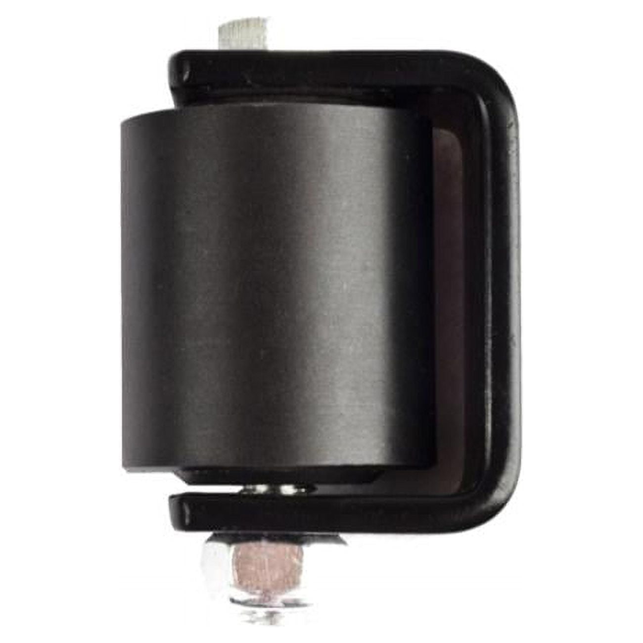 2-Inch Black Side Roller with Bracket for Sliding Gates