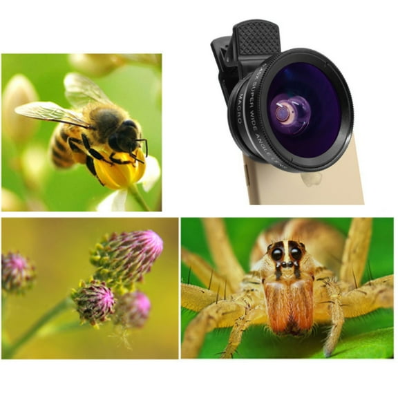 2 in Smartphone Camera Lens External Lens Universal Lens Clip-on Lens Cell Phone Camera Lens