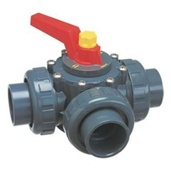 2 in. Socket Praher 3 Port Unionized Valve