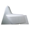 thumbnail image 1 of 2 in. Taller Driver Side Wedge Style Arm Guard with 4 in. Kickout Fiberglass for Triple X Sprint Car, White, 1 of 1