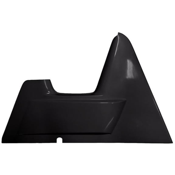 2 in. Taller X-Wedge Driver Side Wedge Style Fiberglass Arm Guard for Triple X Sprint Car, Black