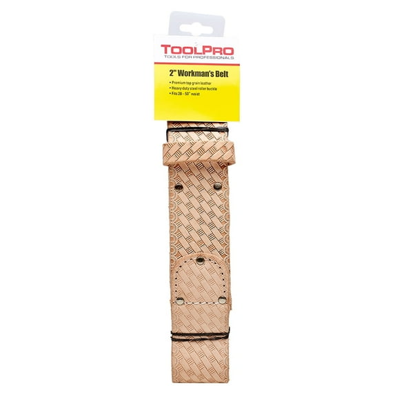 ToolPro 2 in. Top Grain Leather Tool Belt