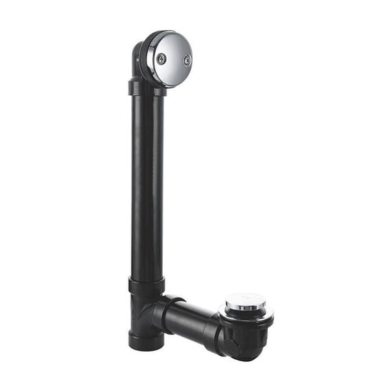 2 in. Tub Waste & Overflow Tip-Toe Drain, Chrome