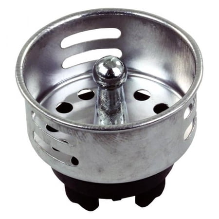 2 in. dia. Push-in Basket - Cast Steel - Chrome