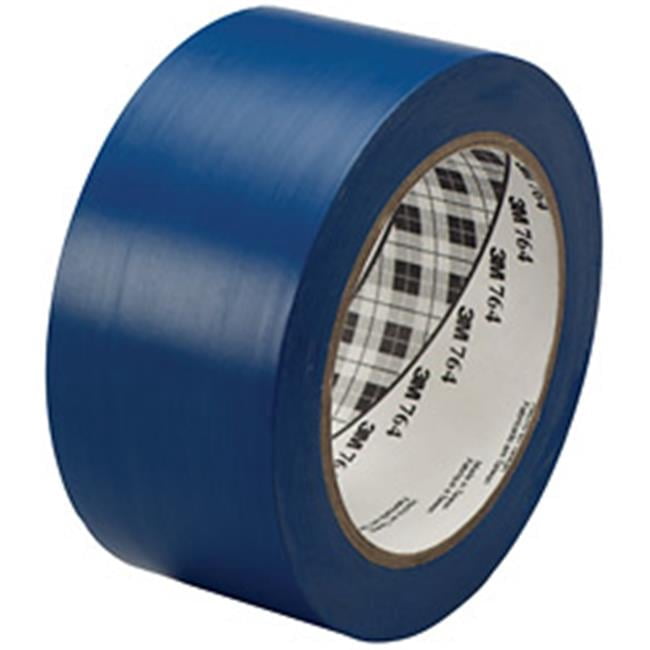 2 in. x 36 yds. Blue 3M- 764 Solid Vinyl Tape - Blue - 2 in. x 36 yds.