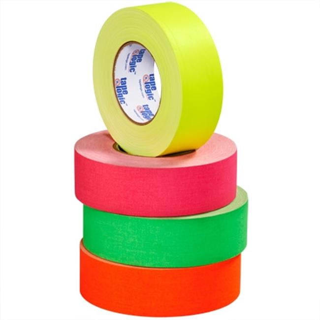2 in. x 50 Yards Fluorescent Pink  11 mil Gaffers Tape - 24 Per Case