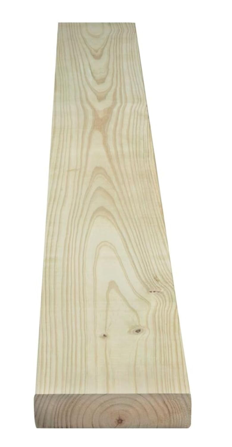 2 in. x 6 in. (1 1/2"" x 5 1/2"") Treated Construction Southern Pine Board Stud Wood Lumber Timber - Custom Length 8 ft