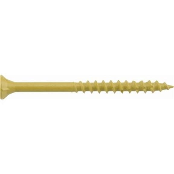 2 in. x 8 Deck Plus Tan Ceramic Exterior Screws, Pack of 50