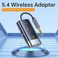 thumbnail image 1 of 2 in1 Bluetooth Transmitter Receiver, Car Stereo Wireless Adapter, 3.5mm Aux Wireless Bluetooth Adapter, Upgrade Wireless Audio Receiver Suitable for Headphones Car Home Audio, Hands-Free, 1 of 9