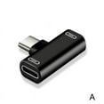 thumbnail image 1 of 2 in1 Dual USB-C Type C Splitter Adapter to Headphone Charger For Android W5G7, 1 of 9