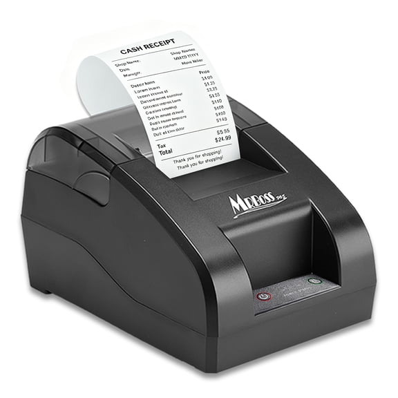 2 inch 58mm MRBOSS POS cash register thermal receipt printer, supports Windows Android MAC, with high-speed printing USB + Bluetooth interface