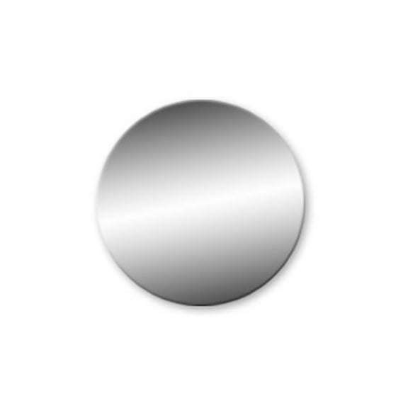 2 inch Blank Aluminum Circle Tags - No Holes - Pack/25