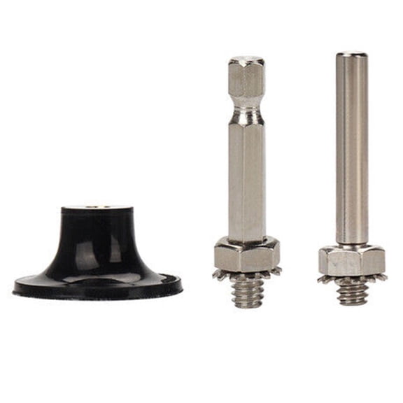 2 inch Disc Pad Holder Rotary Pad Holder with Round Shank and 6.35mm Hex Shank