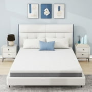 2 inch Full Size Memory Foam Mattress Topper with Cover, Comfort Body Support & Pressure Relief