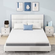 2 inch Full Size Memory Foam Mattress Topper with Cover, Comfort Body Support & Pressure Relief