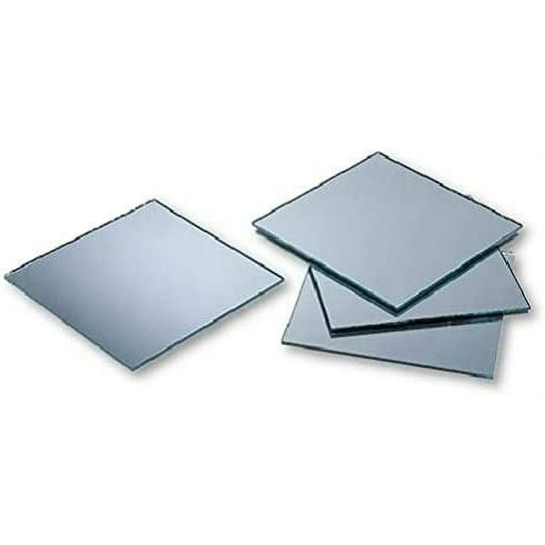1 inch Glass Small Square Mirrors for Crafts Bulk 