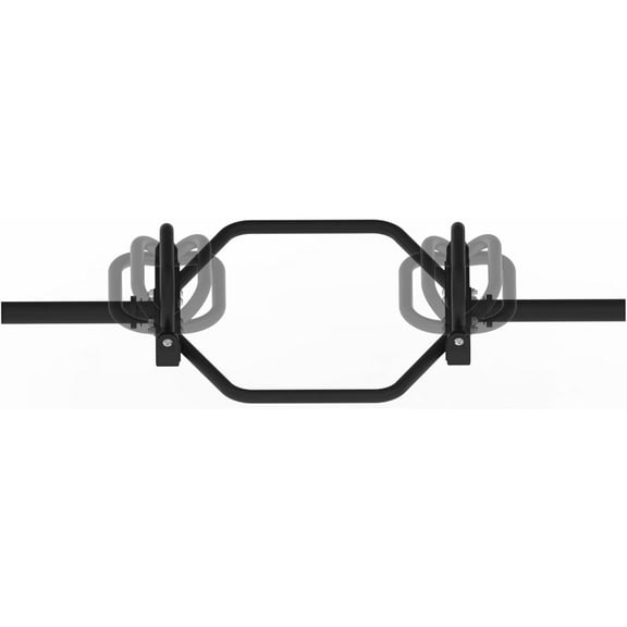 2 inch Hex Trap Bars for Weight Lifting, Heavy Duty Deadlift Bar for Shrugs, Squats & Shoulder Presses, 400 lbs Load Weight Capacity, Weightlifting and Strength Training Equipment