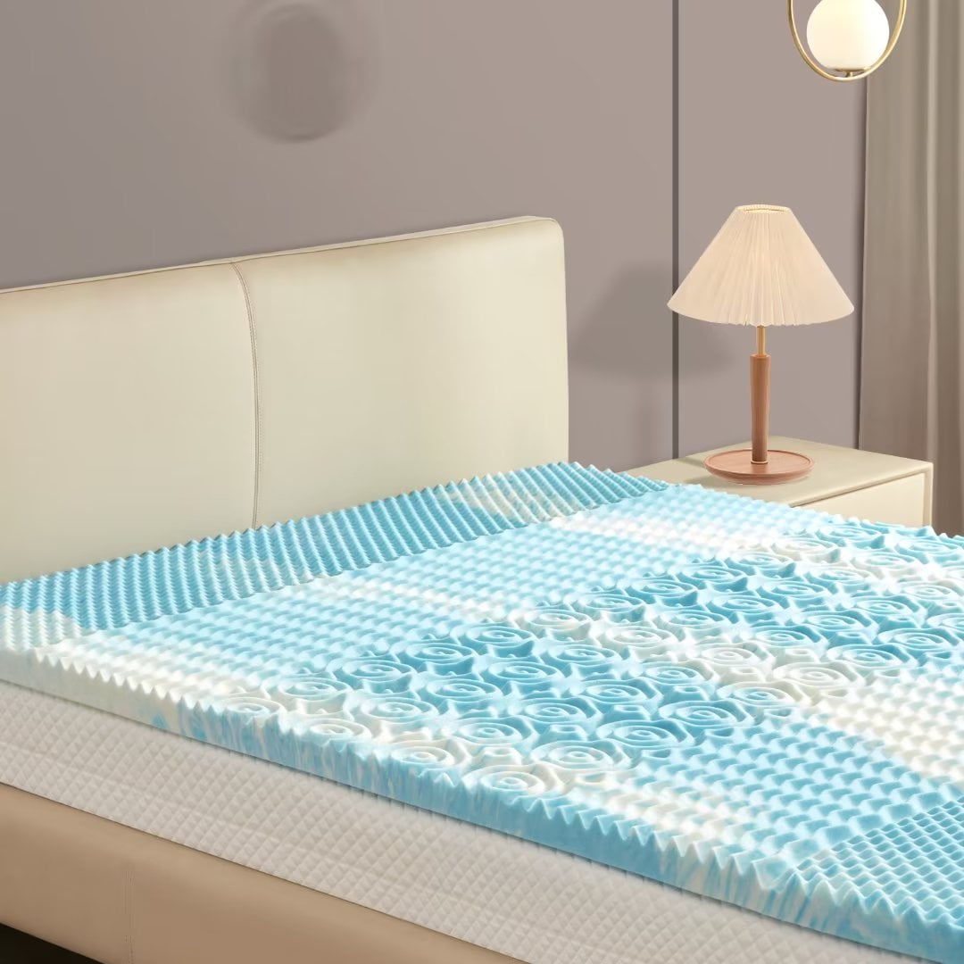 Walmart 2 inch Cooling Gel Memory Foam Mattress Topper, Pressure Relief