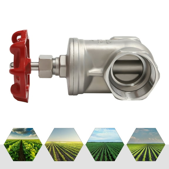 2-inch NPT Threaded Valve, High-Temperature Resistant Hard Seal, Labor-Saving Vertical Gate Movement for Chemical Processing Plants