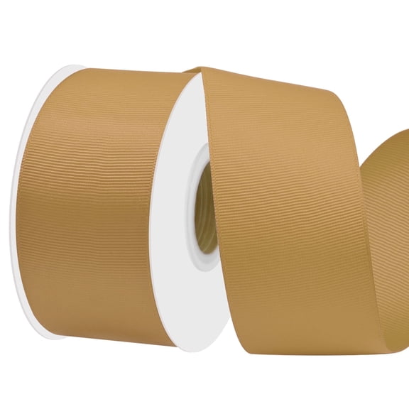 2 inch Oldgold Grosgrain Ribbon 25 Yards for Gift Wrapping Weddings DIY Floral Decor Sewing & More