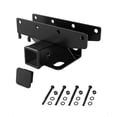 thumbnail image 1 of 2-inch Rear Bumper Tow Trailer Hitch Receiver Kit Compatible with 2007-2018 Jeep Wrangler JK 4-Door，2-Door (Excludes JL Models), 1 of 7