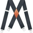 thumbnail image 1 of 2 inch Suspenders For Men Heavy Duty With Clips X-Back Elastic Adjustable Brace, 1 of 1