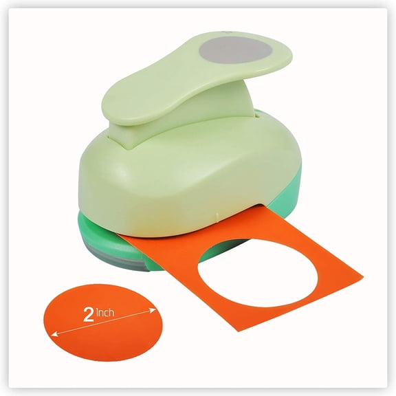 2-inch hole punch in random color, DIY punch for handmade shapes, circle punch, perfect for making fun projects with clip cards