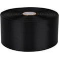 thumbnail image 1 of 2 inch x 50 Yards Black Single Face Satin Ribbon Solid Fabric Ribbon for Gift Wrapping Floral Bouquets Wedding Birthday Party Decoration Hair Floral Craft Sewing, 1 of 8