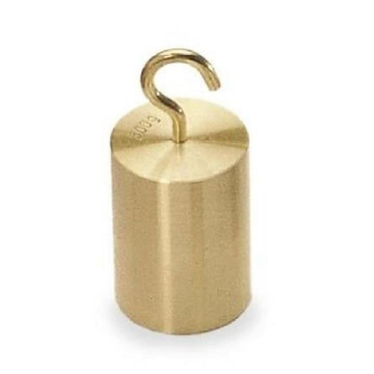 2 kg M1 Test Hook Weight Metric with Finely Turned Brass