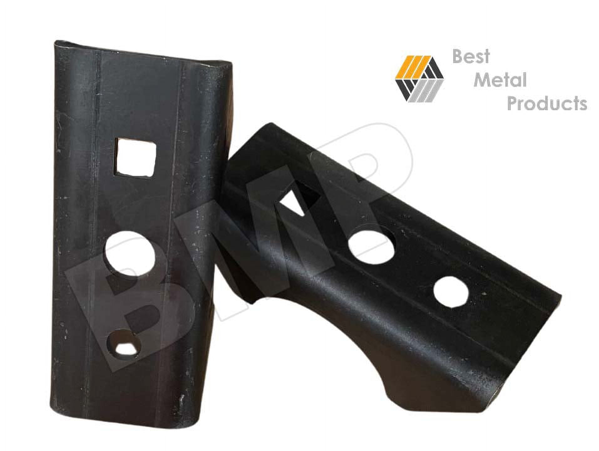 (2) leaf spring perches 3" trailer axle weld on rear end axle housing