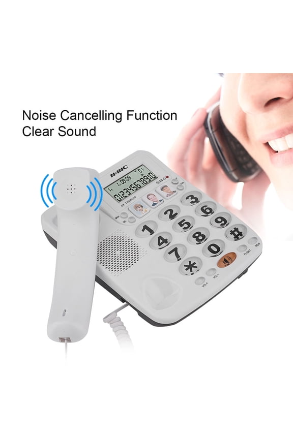 2-line Corded Phone with Speakerphone Speed Dial Corded Phone with Caller ID for Home/Office, Corded Phone with Caller ID, Corded Telephones for Home