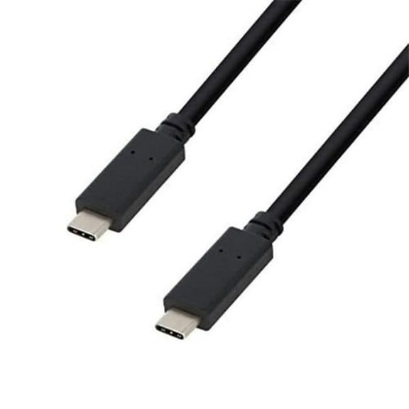 2 m 100W 10 Gbps USB 3.1 Gen 2 USB-C to USB-C Cable with Power Delivery, Black