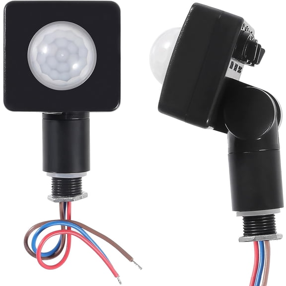 2 mini PIR sensors for outdoor and indoor ultra-thin infrared motion sensor switch floodlights adjustable (12)