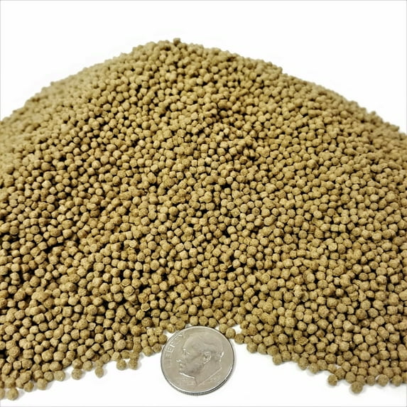 2 mm (1/16") Krill & Brine Shrimp Tropical Fish Growth Floating Pellets...1/8-lb