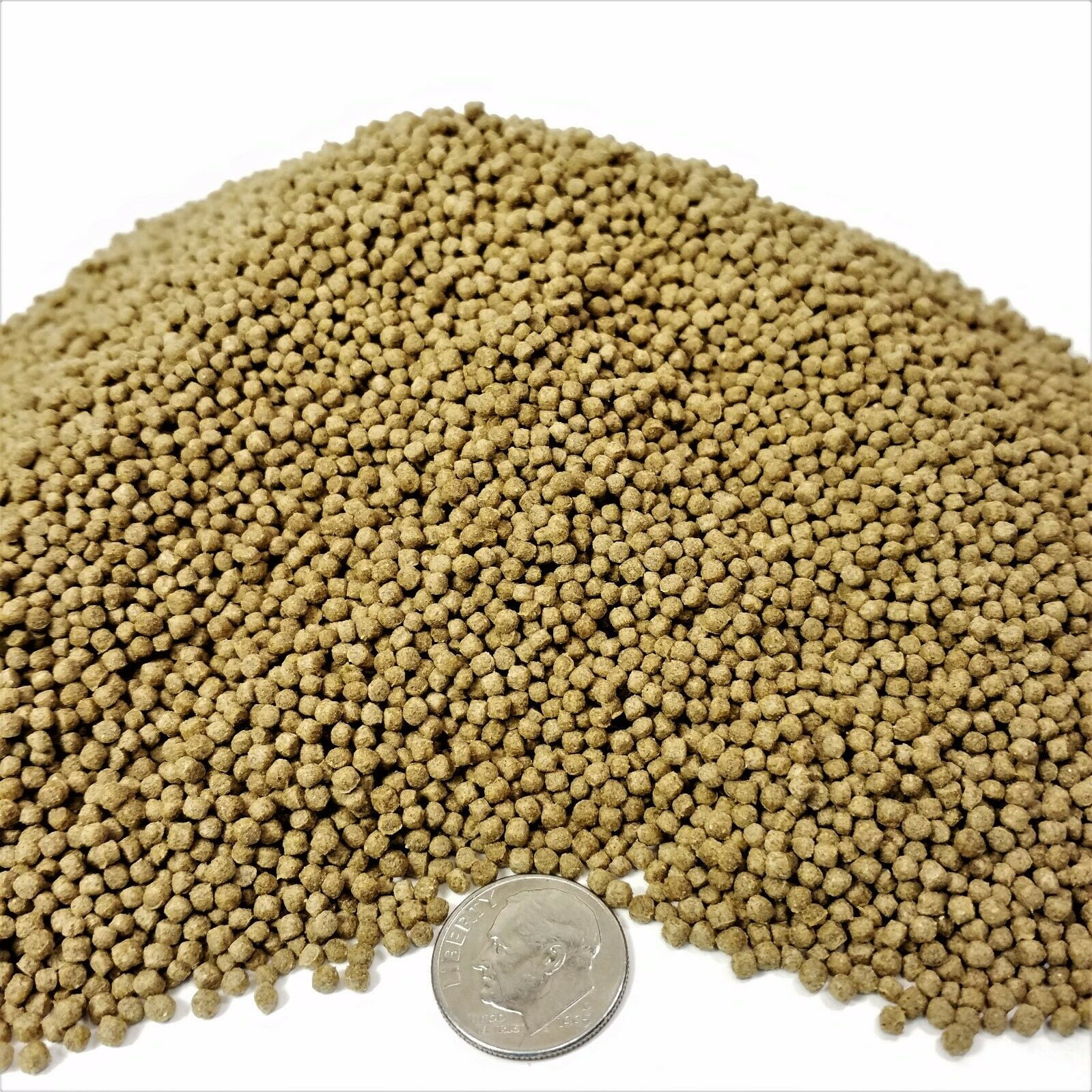 2 mm (1/16") Krill & Brine Shrimp Tropical Fish Growth Floating Pellets…2.5-lbs