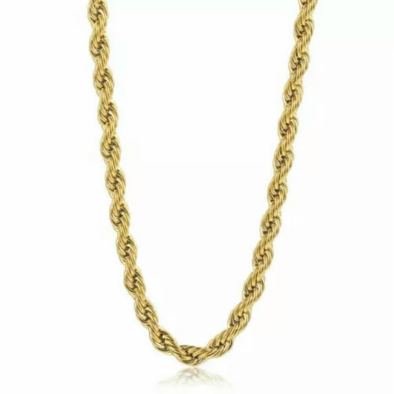 2 mm/3mm Men Women Chain Necklace Gold Stainless Steel Curb Figaro Box Rope